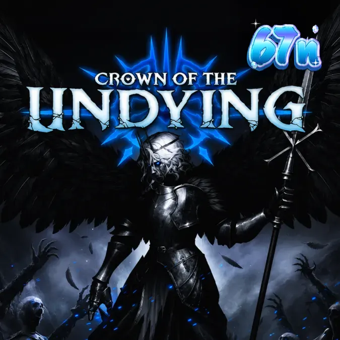 Interface do jogo Crown Of The Undying com tema gótico
